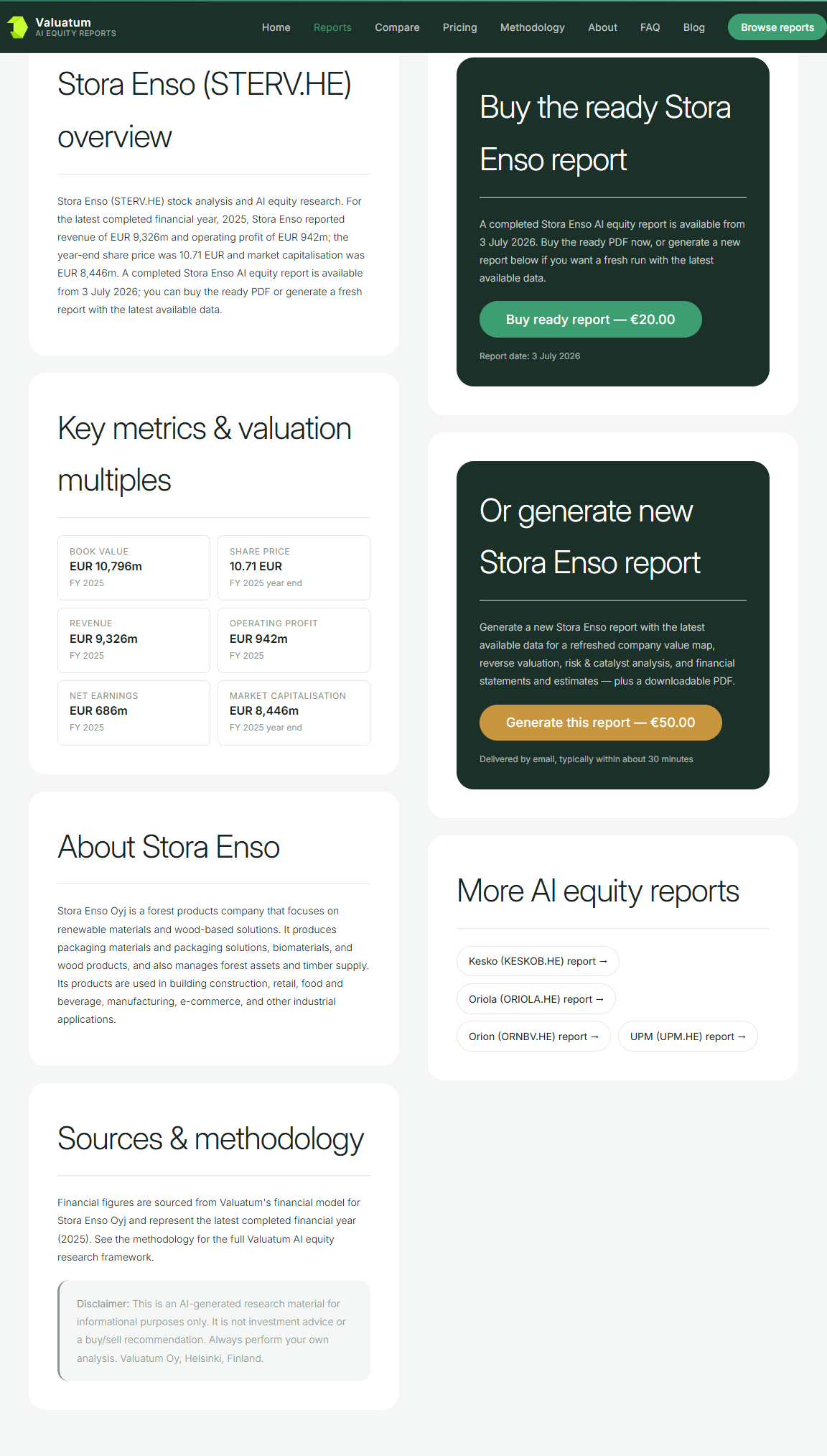 Stora Enso report preview